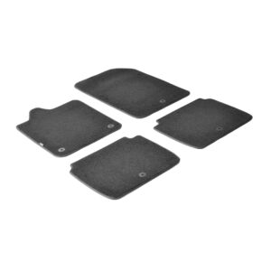 Chevrolet Trax 03/2013-2015 / Opel Mokka 11/2012-2016 Μαρκέ Πατάκια Μοκέτας Σετ 4τμχ της Lampa μαύρα με κουμπώματα