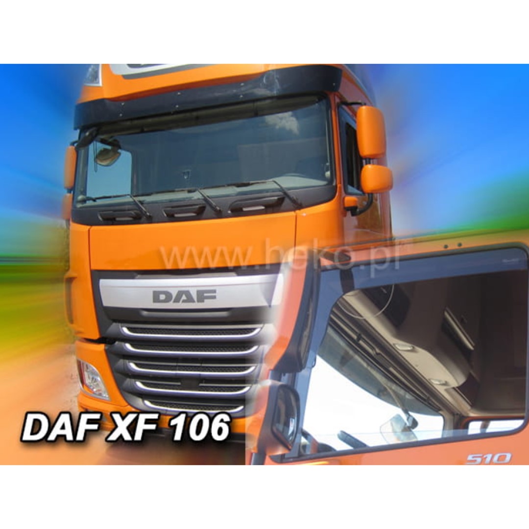 Ανεμοθραύστες Daf Xf 106 2013+ Φιμέ Heko Σετ 2τμχ 13153 1 Daf Xf 106 2013+ Φιμέ Ανεμοθραύστες Heko Σετ 2τμχ