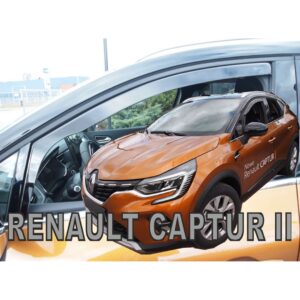 Renault Captur 5d 2019+ Φιμέ Ανεμοθραύστες Heko Σετ 2τμχ (tp)