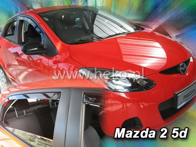 Ανεμοθραύστες MAZDA 2 5D 2009-2014 Φιμέ Σετ 4τμχ Heko 23152 1 Ανεμοθραύστες MAZDA 2 5D 2009-2014 Φιμέ Σετ 4τμχ Heko 23152