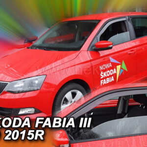 Ανεμοθραύστες Skoda Fabia III 5D 2014-2022 Htb Φιμέ Heko Σετ 2τμχ 28342