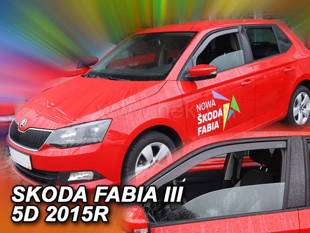 Ανεμοθραύστες Skoda Fabia III 5D 2014-2022 Htb Φιμέ Heko Σετ 2τμχ 28342 1 Ανεμοθραύστες Skoda Fabia III 5D 2014-2022 Htb Φιμέ Heko Σετ 2τμχ 28342