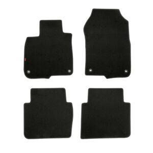 Honda Cr-v Υβριδικό 11/2018+ Μαρκέ Πατάκια Μοκέτας Σετ 4τμχ της Lampa μαύρα με κουμπώματα